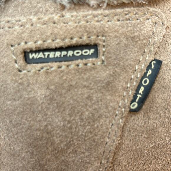 Sporto Booties Boots Women 7 Leather Waterproof Faux Fur Lined Winter Outdoors - Picture 8 of 9